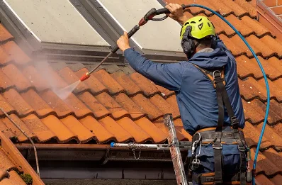 Démoussage et hydrofuge de toiture à Sanzey